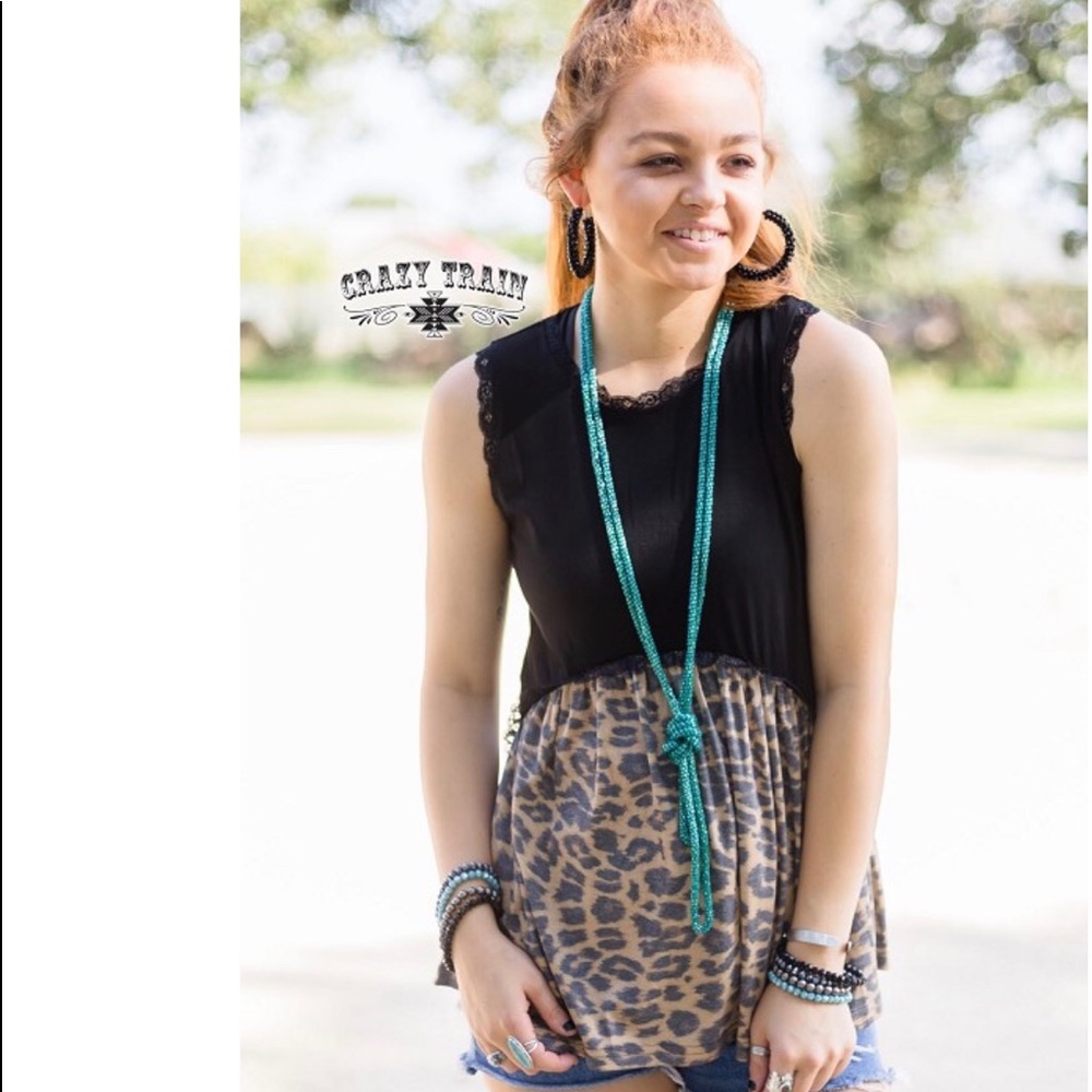 Crazy Train DIAMOND LEOPARD FLOW TANK